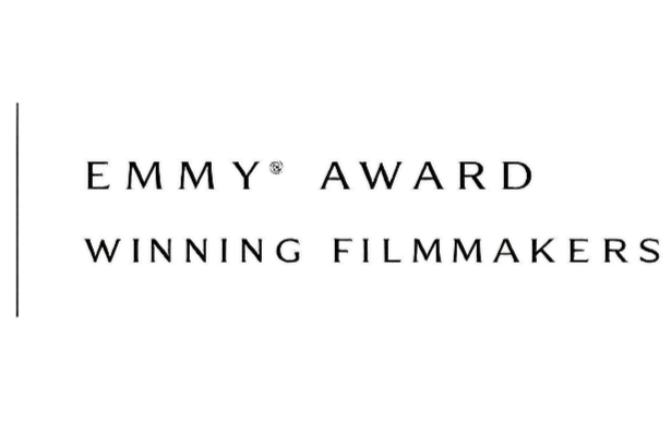 Text that reads 'Emmy Award Winning Filmmakers'.