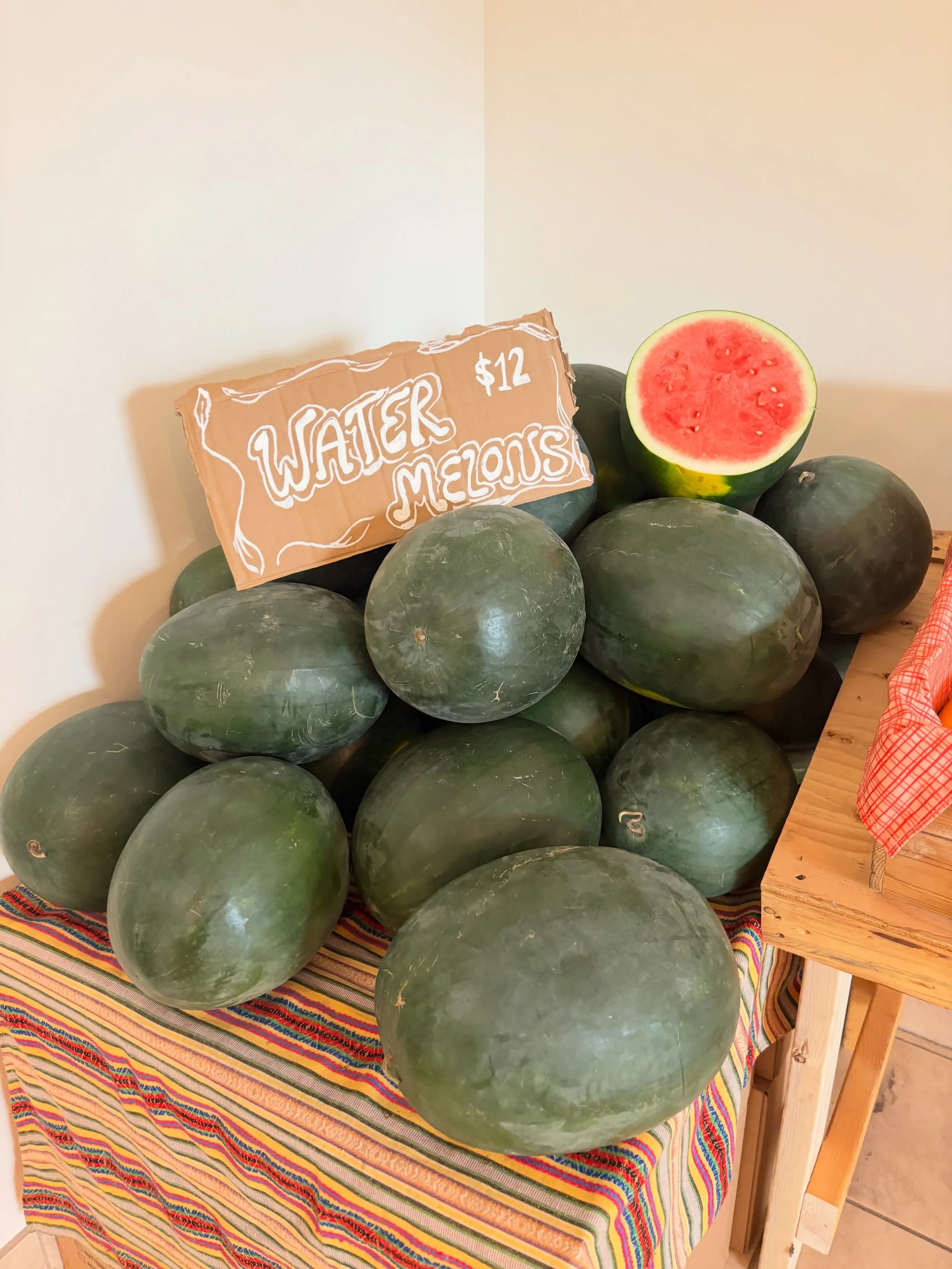 We&rsquo;ve got watermelons!!! Fresh from our field, harvested ripe, 12$ each, couldn&rsquo;t get any sweeter than this!

Come and stop by our farmstand and cafe! Grab a melon, stay for a coffee! 

#farmstand #organic #watermelons #cafe #oliverbc