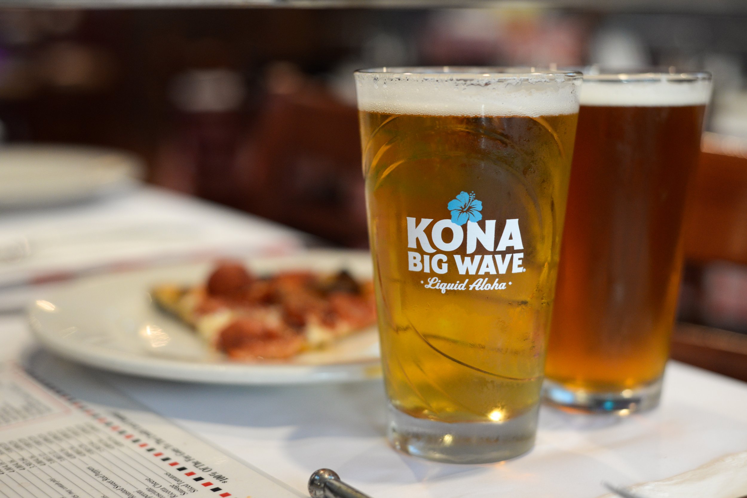 Pizza and beer