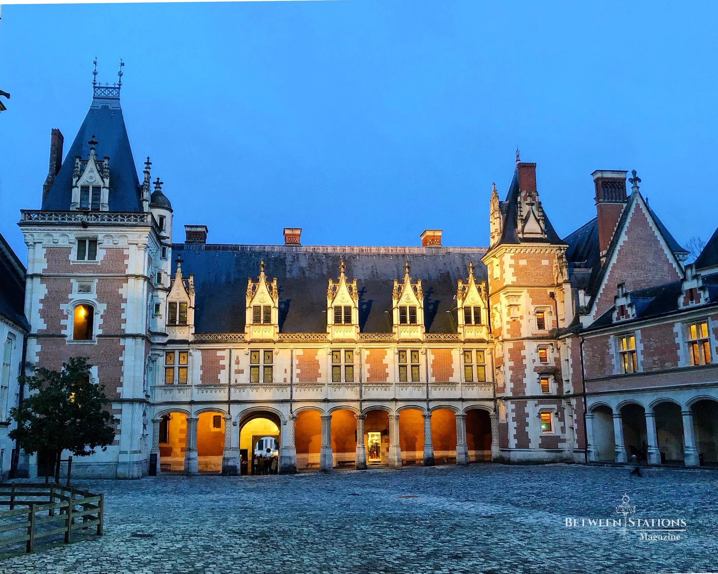 Blois Cathedral at Dusk in Blois France