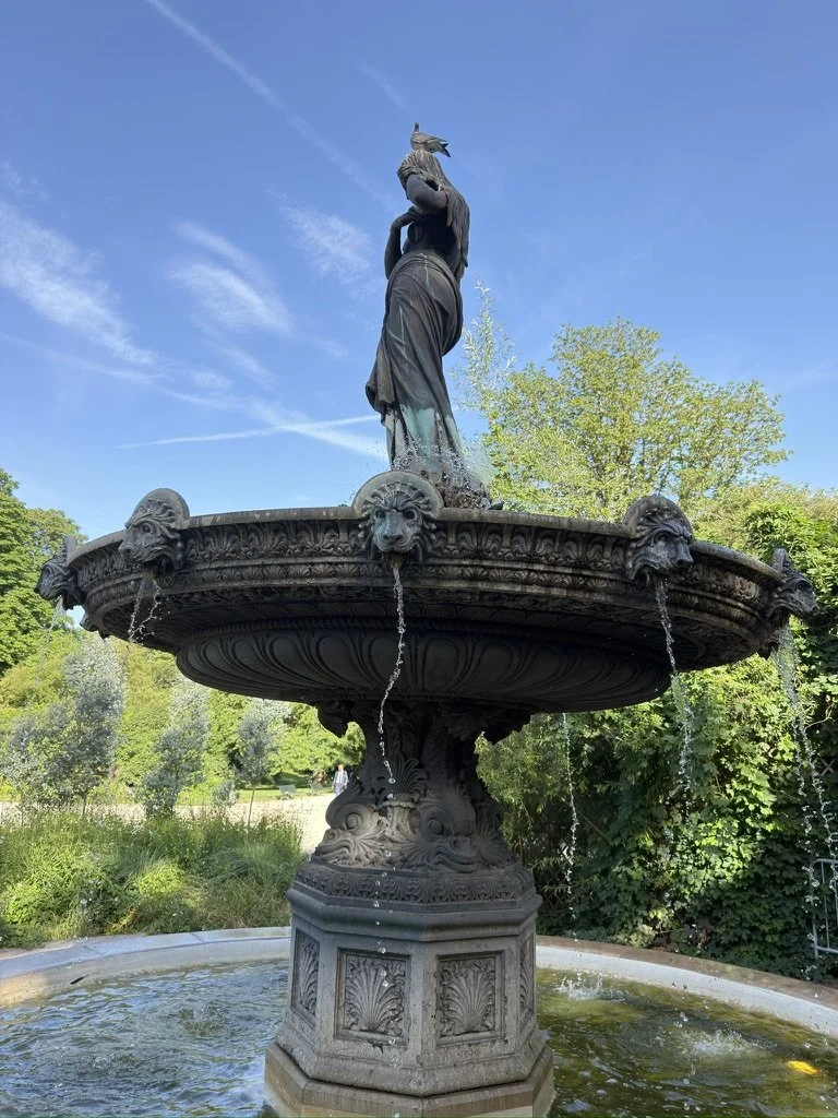 Fountain View in Paris France