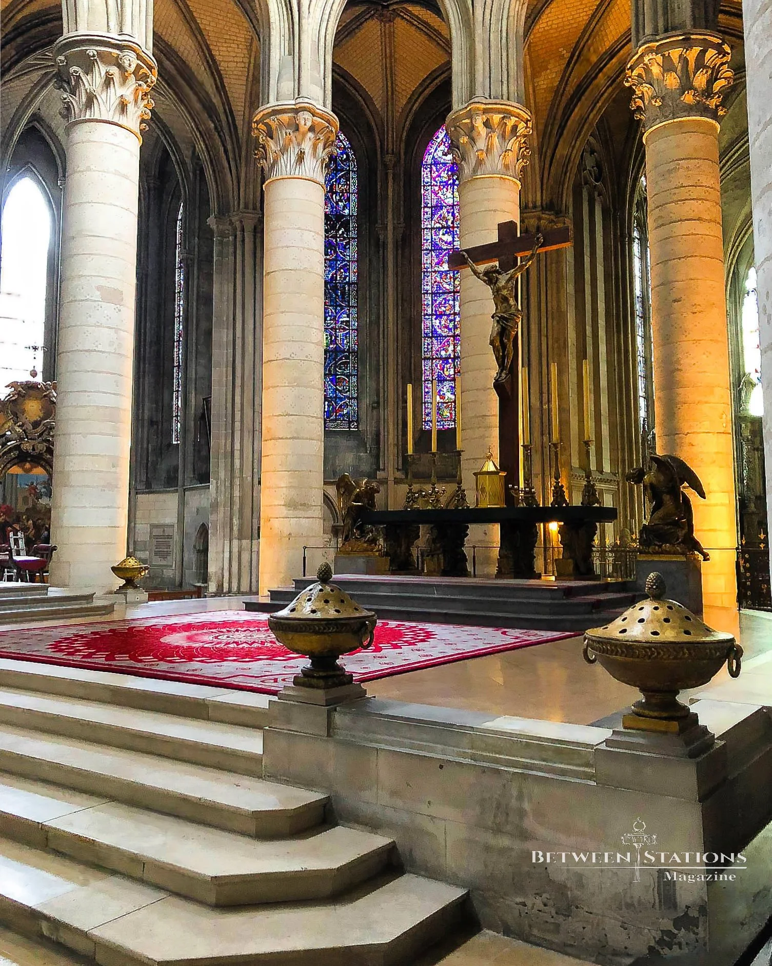 Alter in Beautiful French Cathedral 