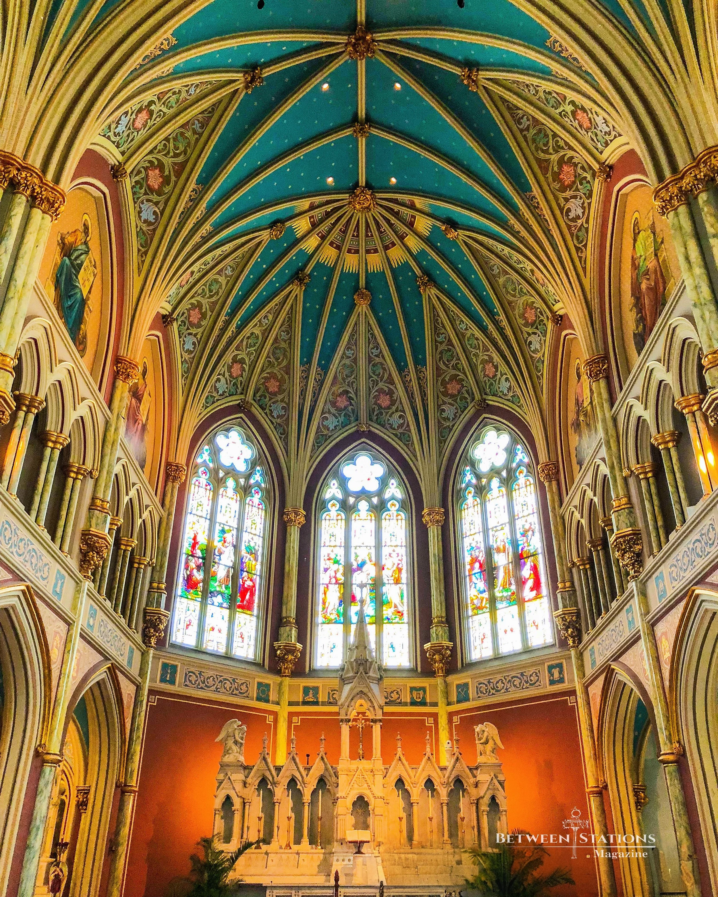 Colorful Cathedral Ceiling