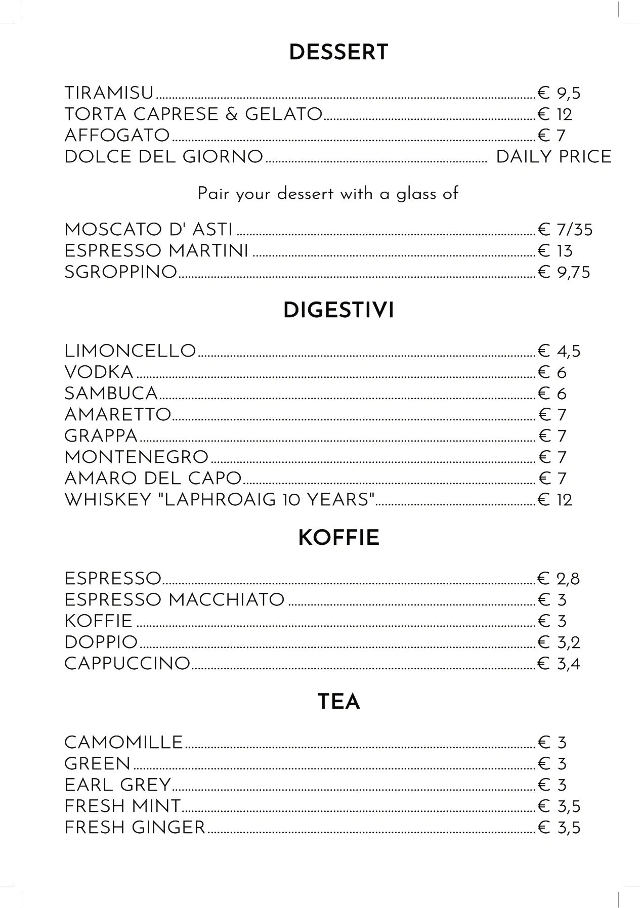 Menu Linguini pagina 4