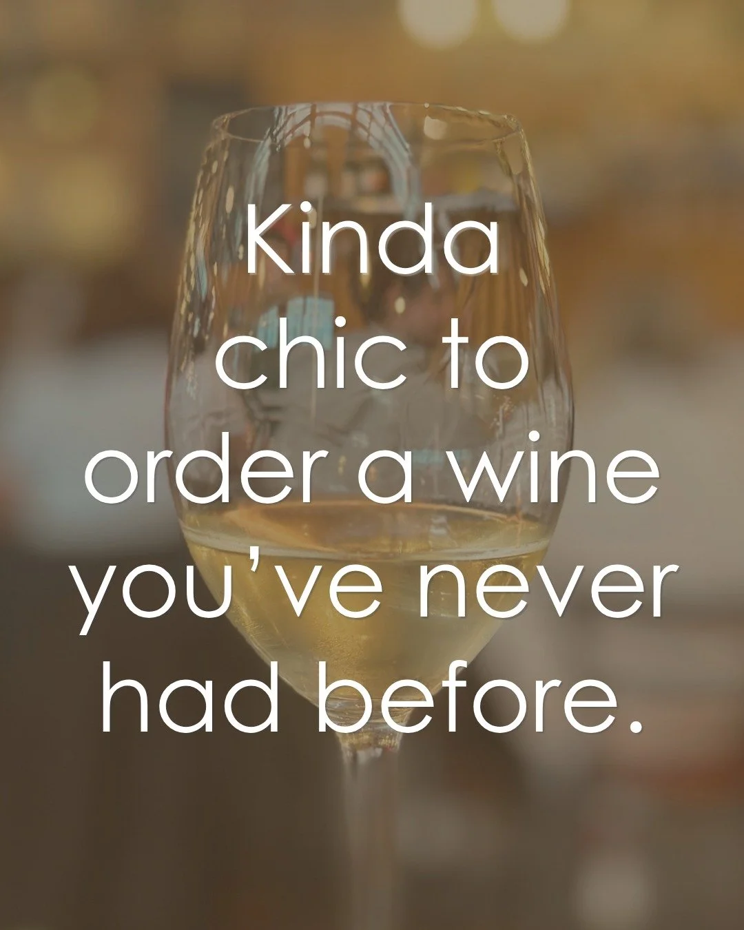 Kinda chic to try something new, find a new favorite, and maybe become a regular along the way. 

What&rsquo;s your kinda chic? 👇

#kindachic #wineshopandbar #milwaukeewineexperts #milwaukeewineshop