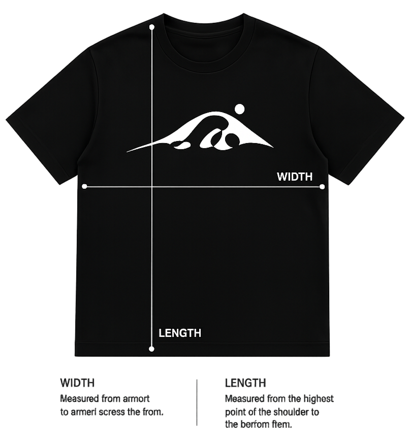 T-shirt measurement guide