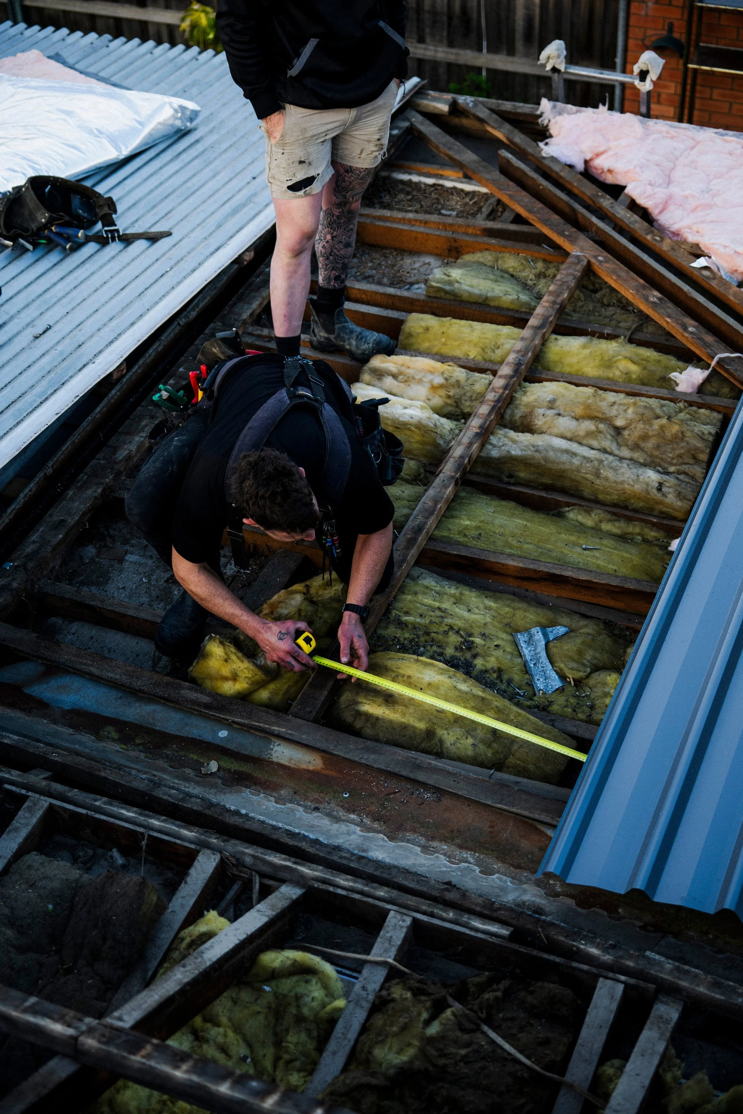 Oranssi project: slat roof