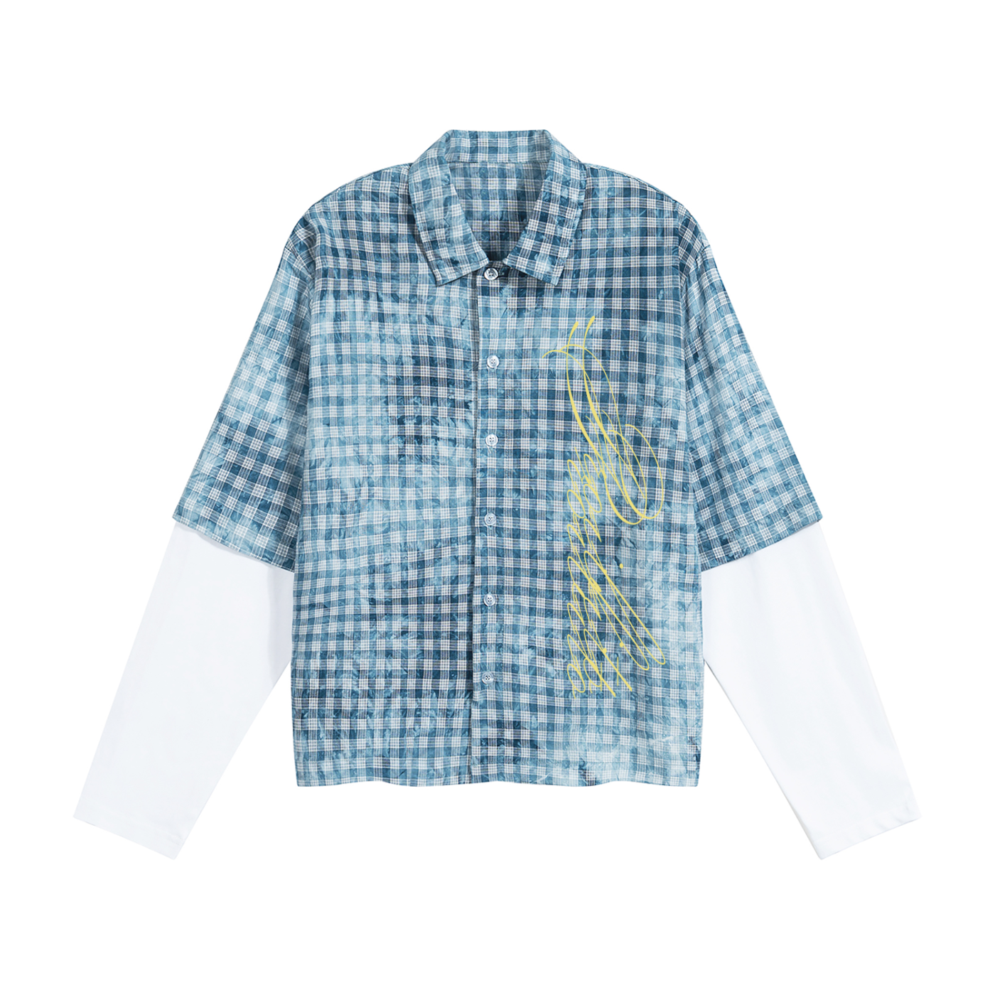 VINTAGE PLAID LONG SLEEVE SHIRT