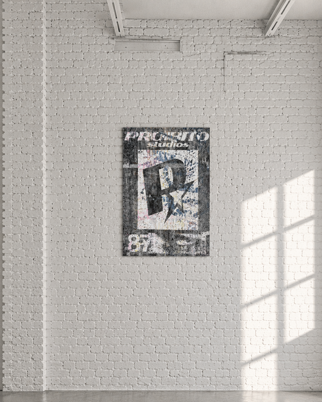 Distressed Proibito Poster on Brick Wall-2.png