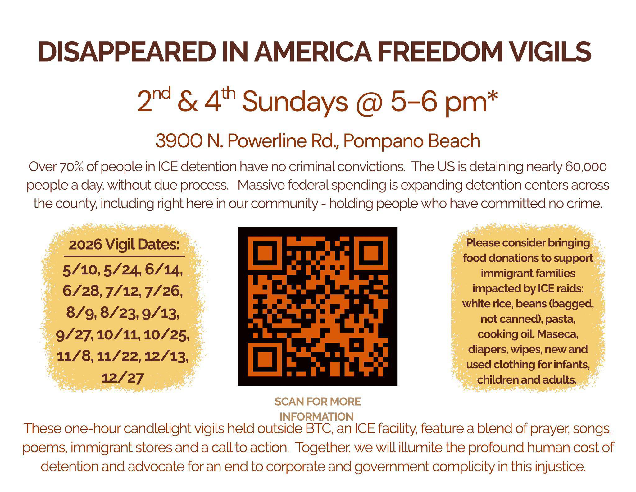 Disappeared in America Freedom Vigils