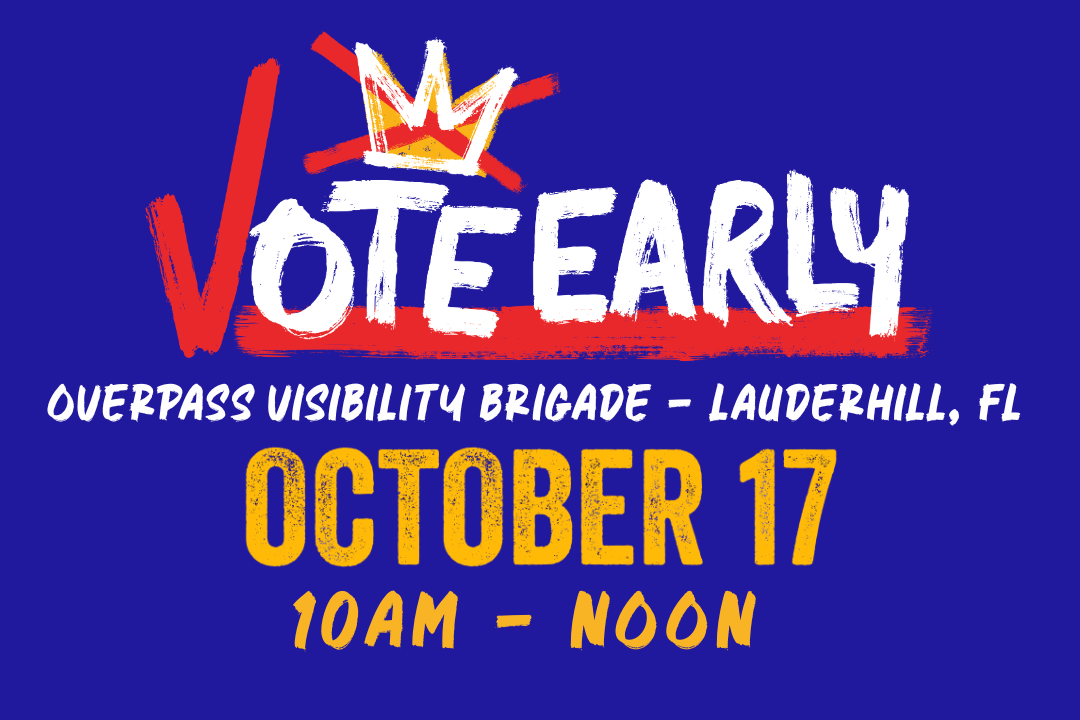 NO KINGS: VOTE EARLY  