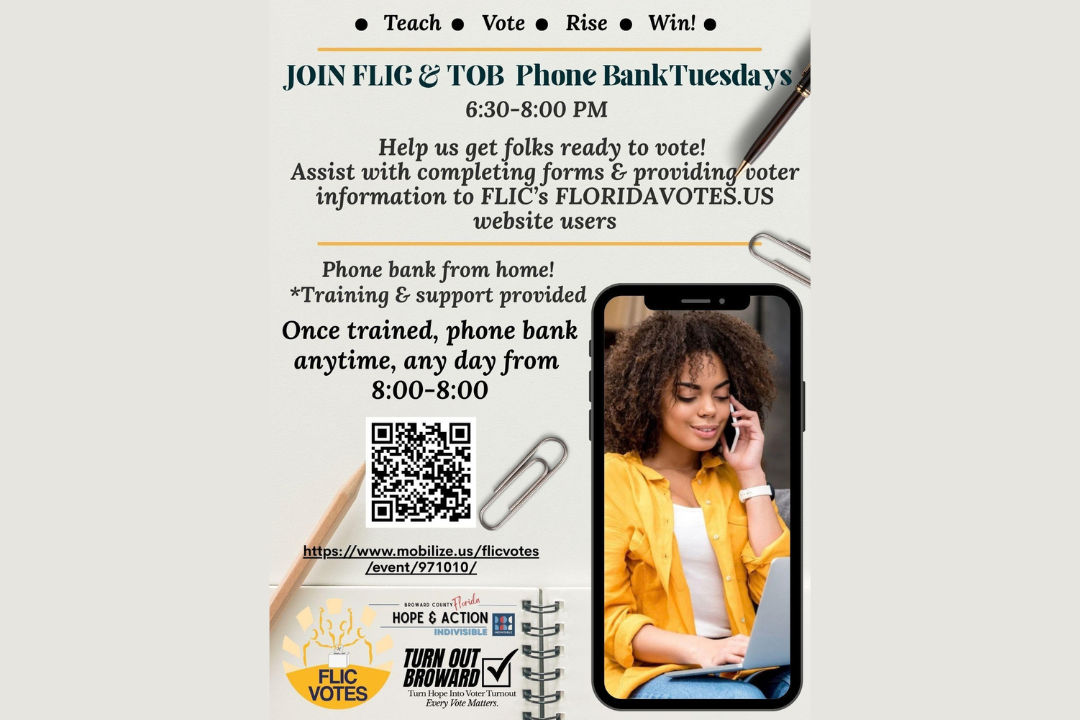 Phone Bank for Teach.Vote.Rise Virtual Phone Bank