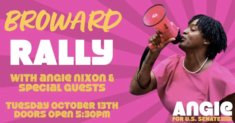 Rally in Broward for Angie w/guests!! 