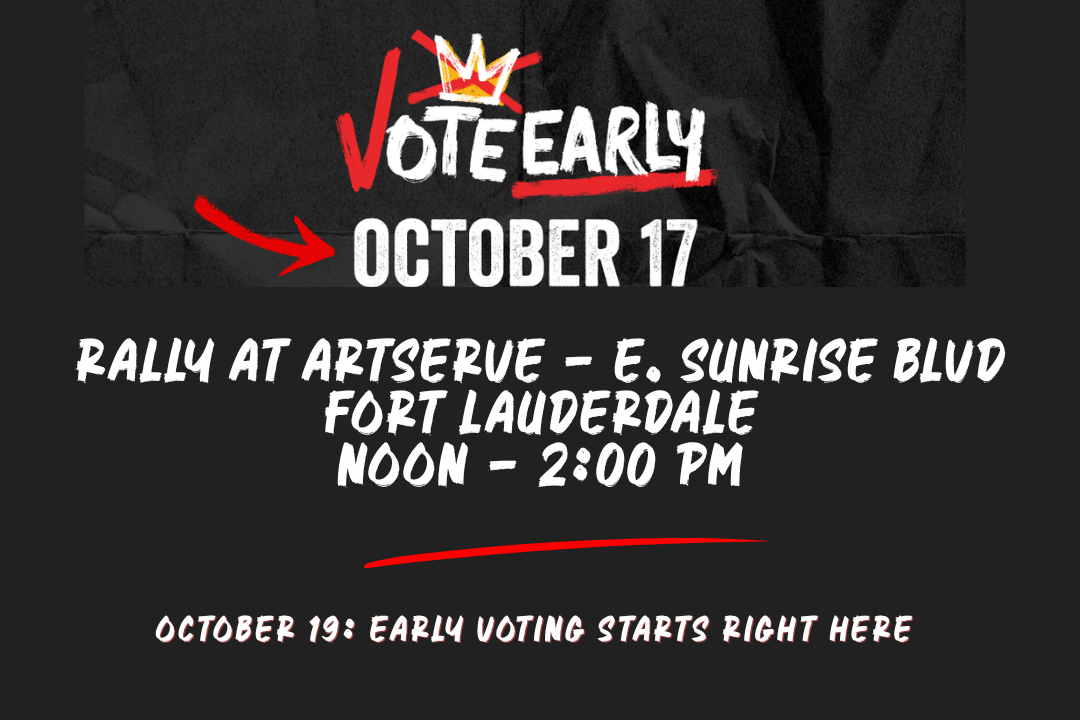 No Kings: Vote Early - ArtServe, Fort Lauderdale,