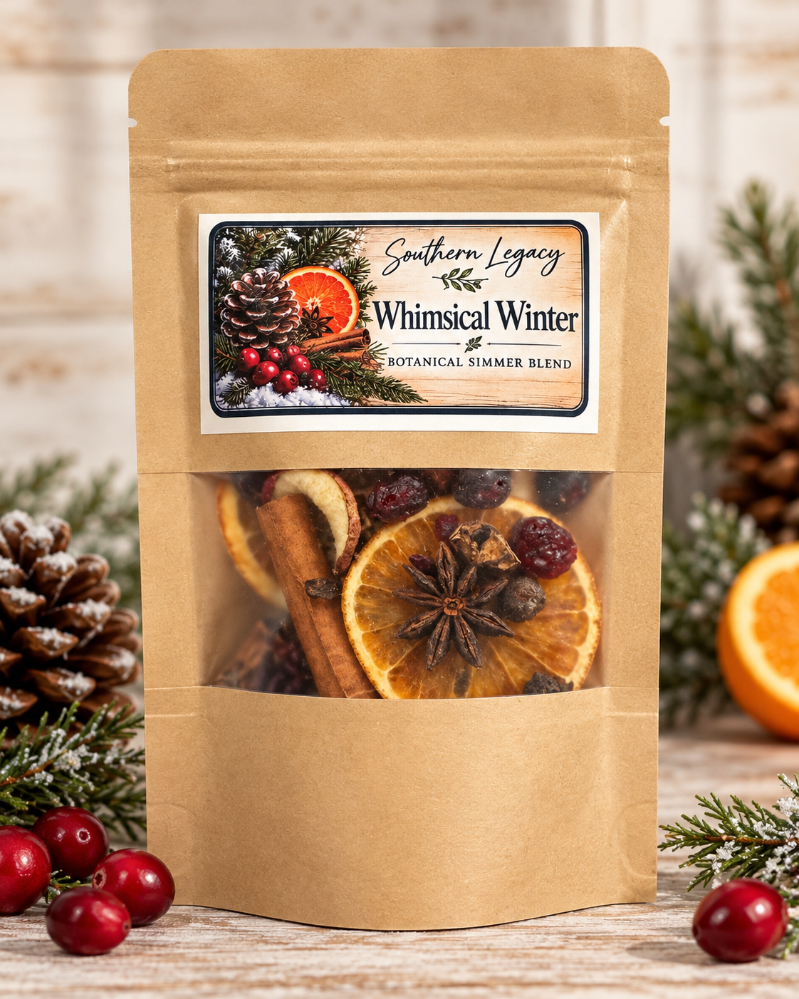 Whimsical Winter - Premium Botanical Simmer Blend