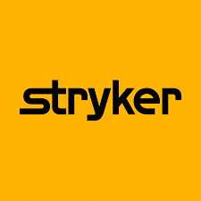 Stryker logo on yellow background