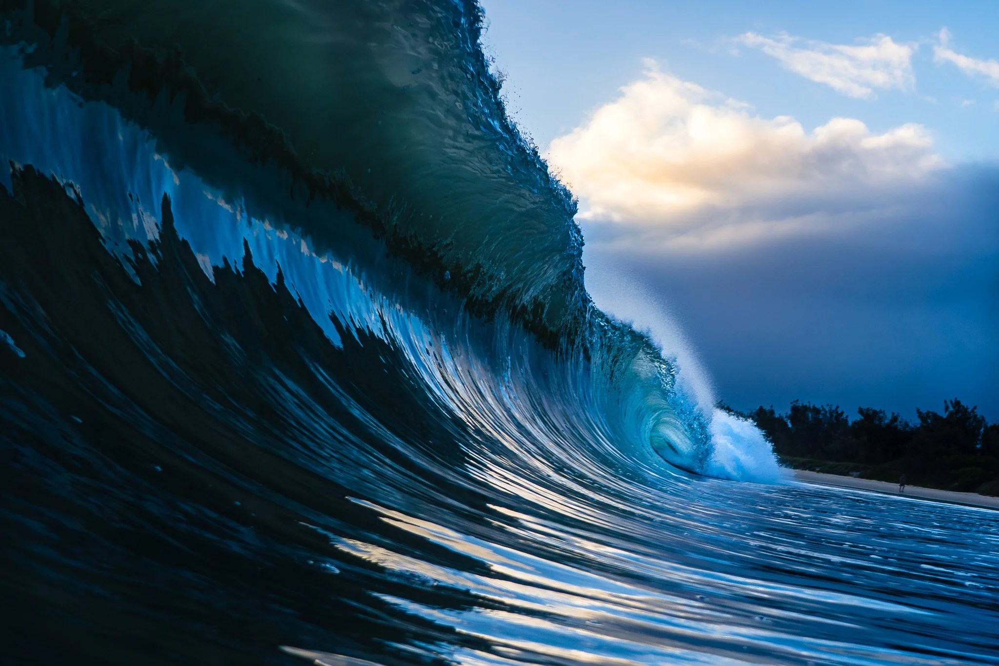2nd shot in the sequence, about to get barreled at Mooloolaba, Sunshine Coast.