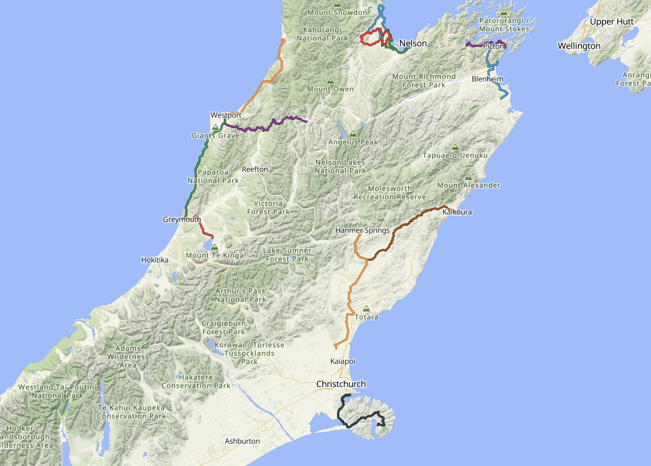New Zealand: Top of the South Island Biking Tour Deposit