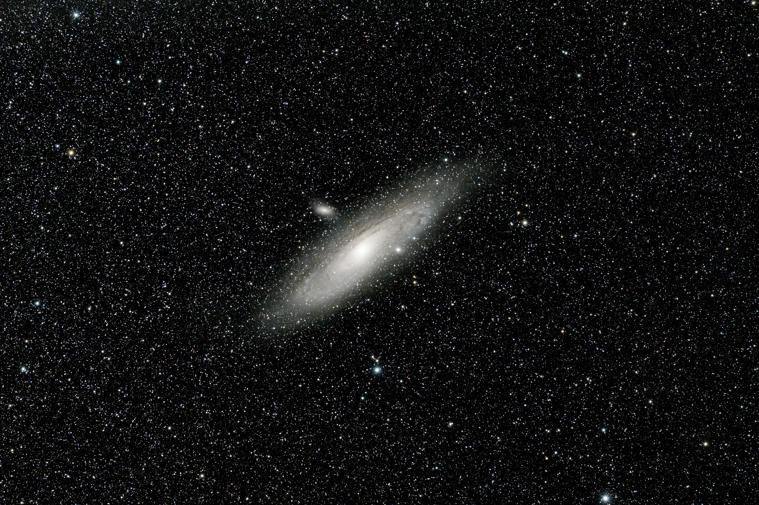 Andromeda Galaxy
Canon T7 + Rokinon 135mm
126 Light Frames @ 45 Sec. F2.8 ISO 1600 + 30 Calibration
StarAdventurer 2i

9.19.2025