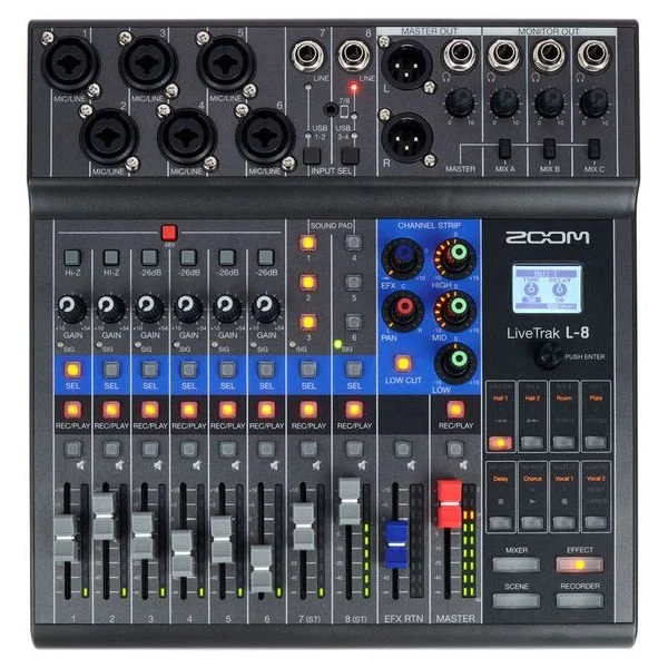 (RENTA) Zoom L8 Mixer