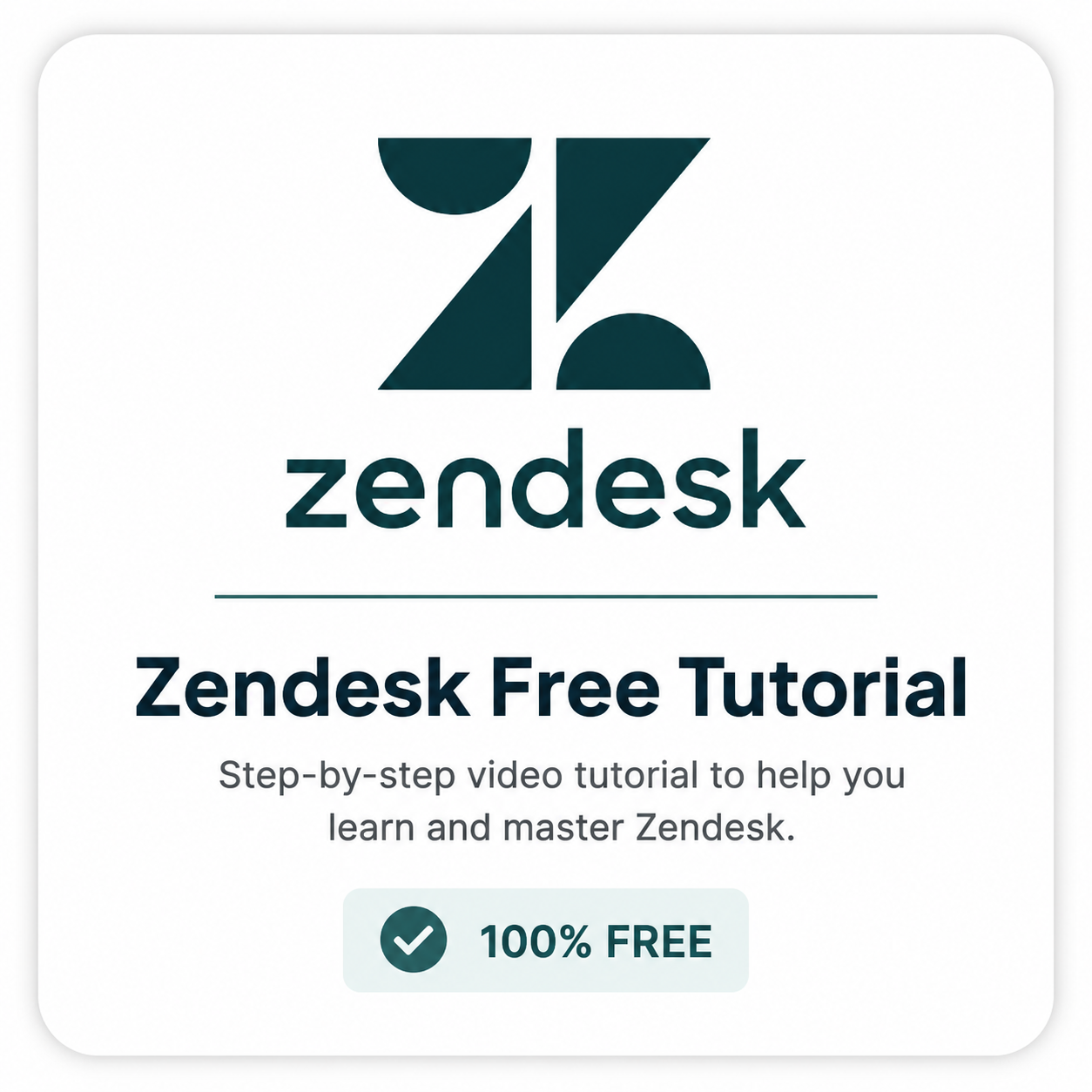 Zendesk Free Live Tutorial
