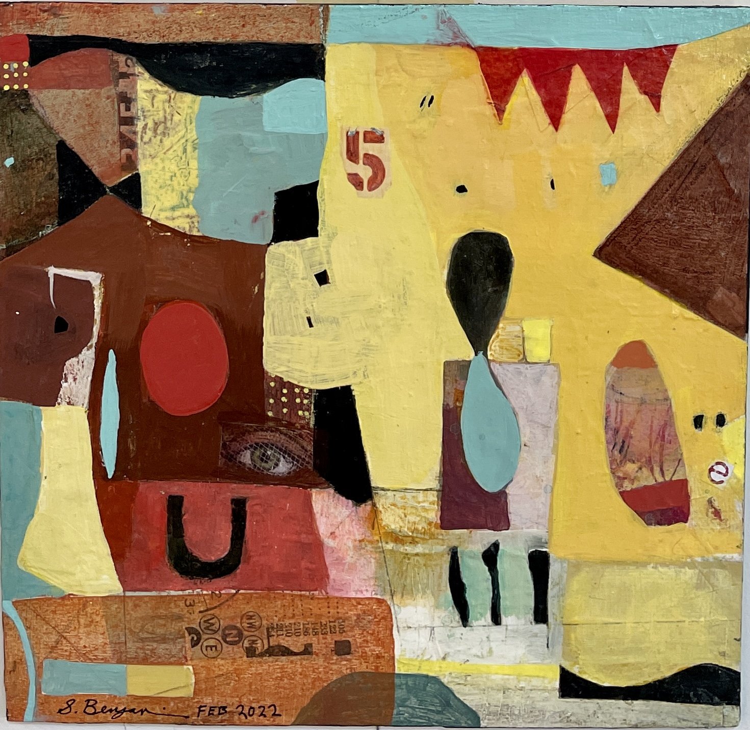 Desert Bazaar | 12x12 | Wood Panel
