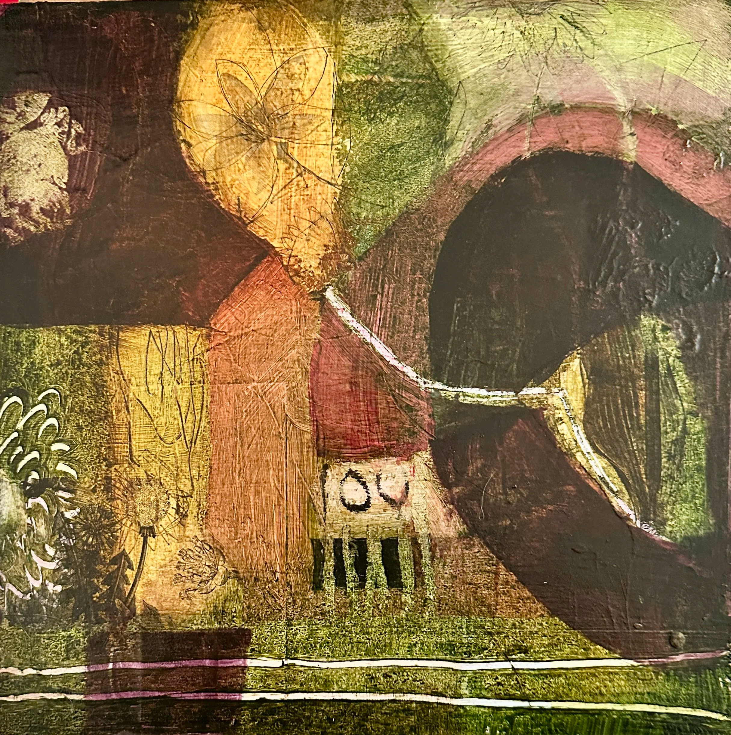 Secret Garden 1 | 12x12 | Wood Panel
