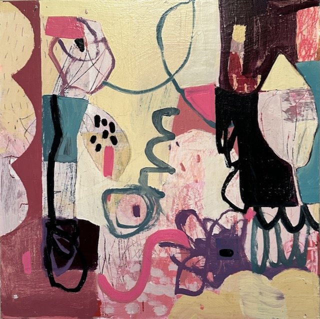 Carnival | 18x18 | Wood Panel