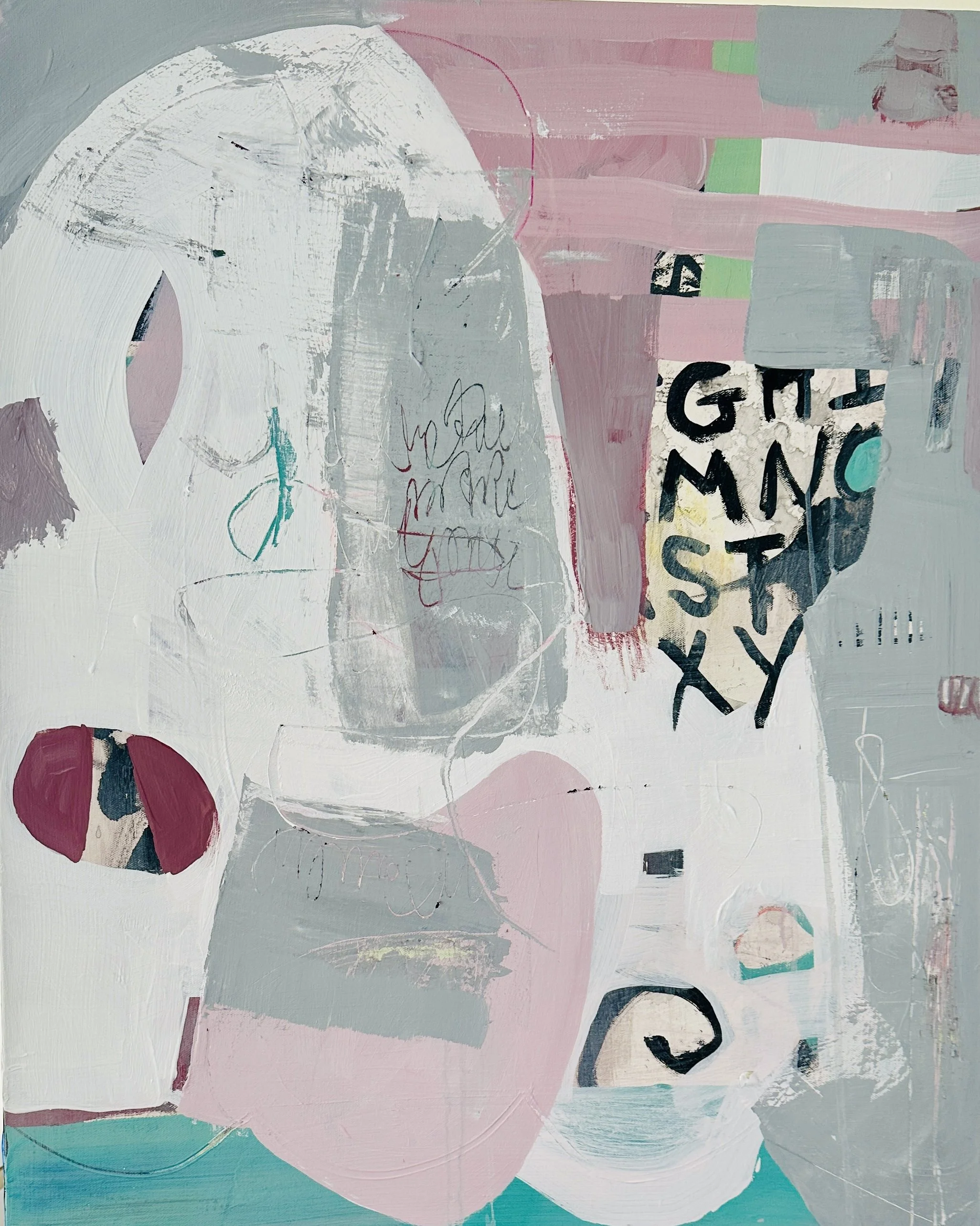 Untitled #1 (work in progress) | 24x30 | Gallery Canvas 