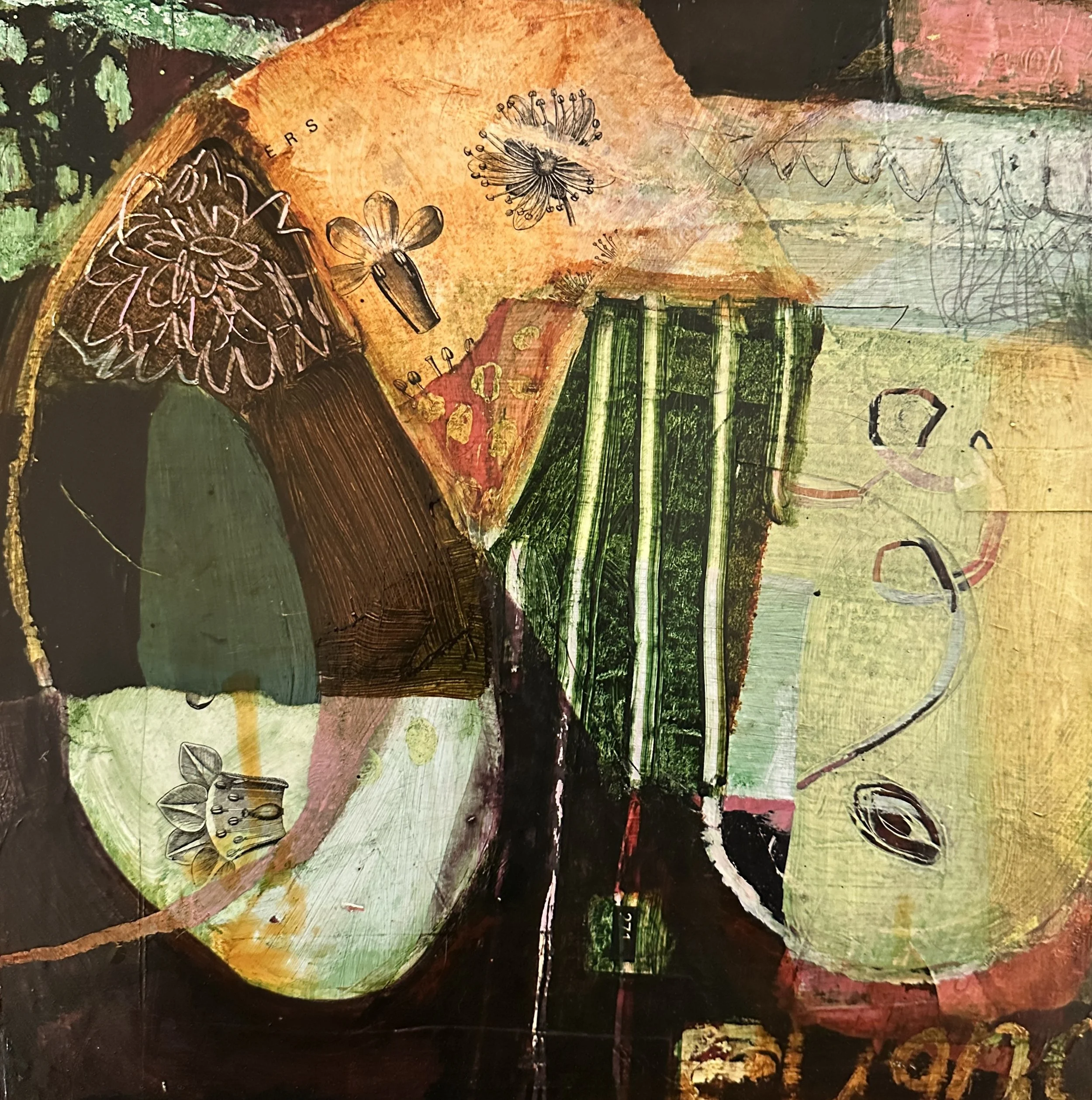 Secret Garden 2 | 12x12 | Wood Panel