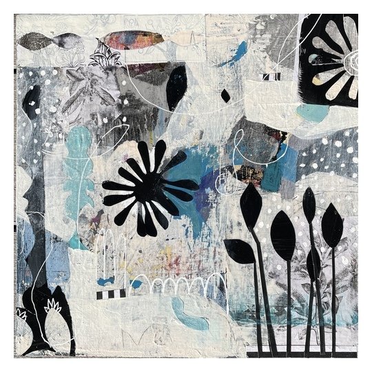 Winter Garden | 12x12 |Wood Panel