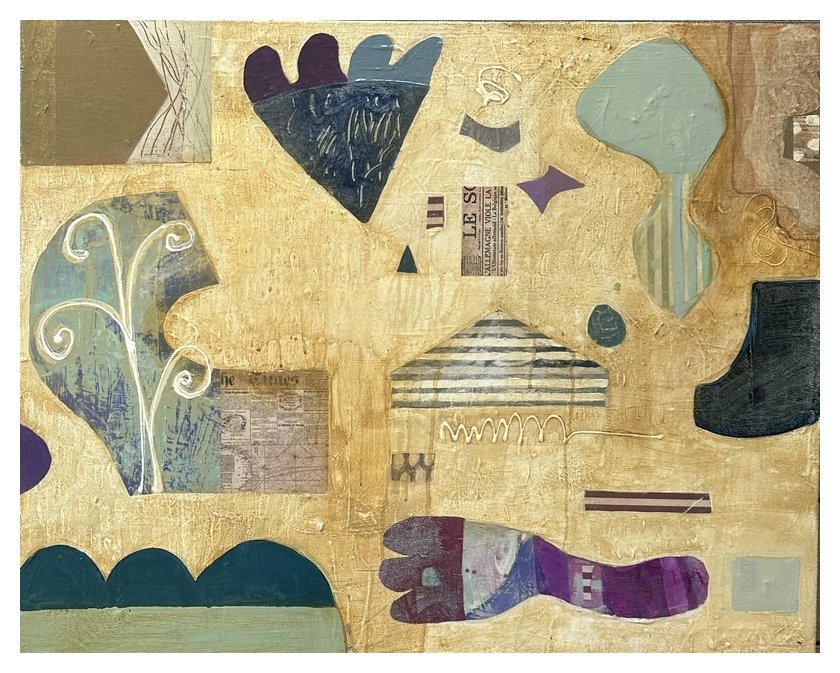 Palm & Papyrus / 24x30 / Gallery Canvas 