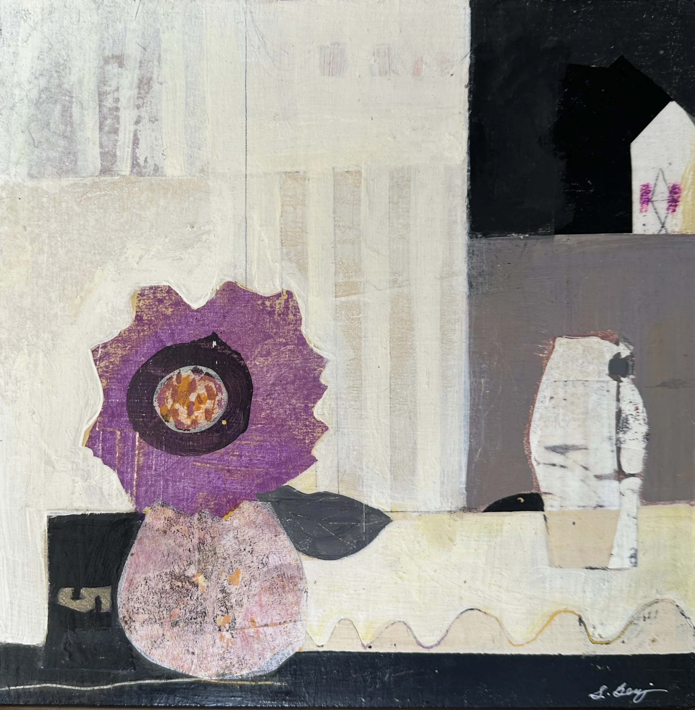 Midnight Still Life | 12x12 | Cradled Wood Panel