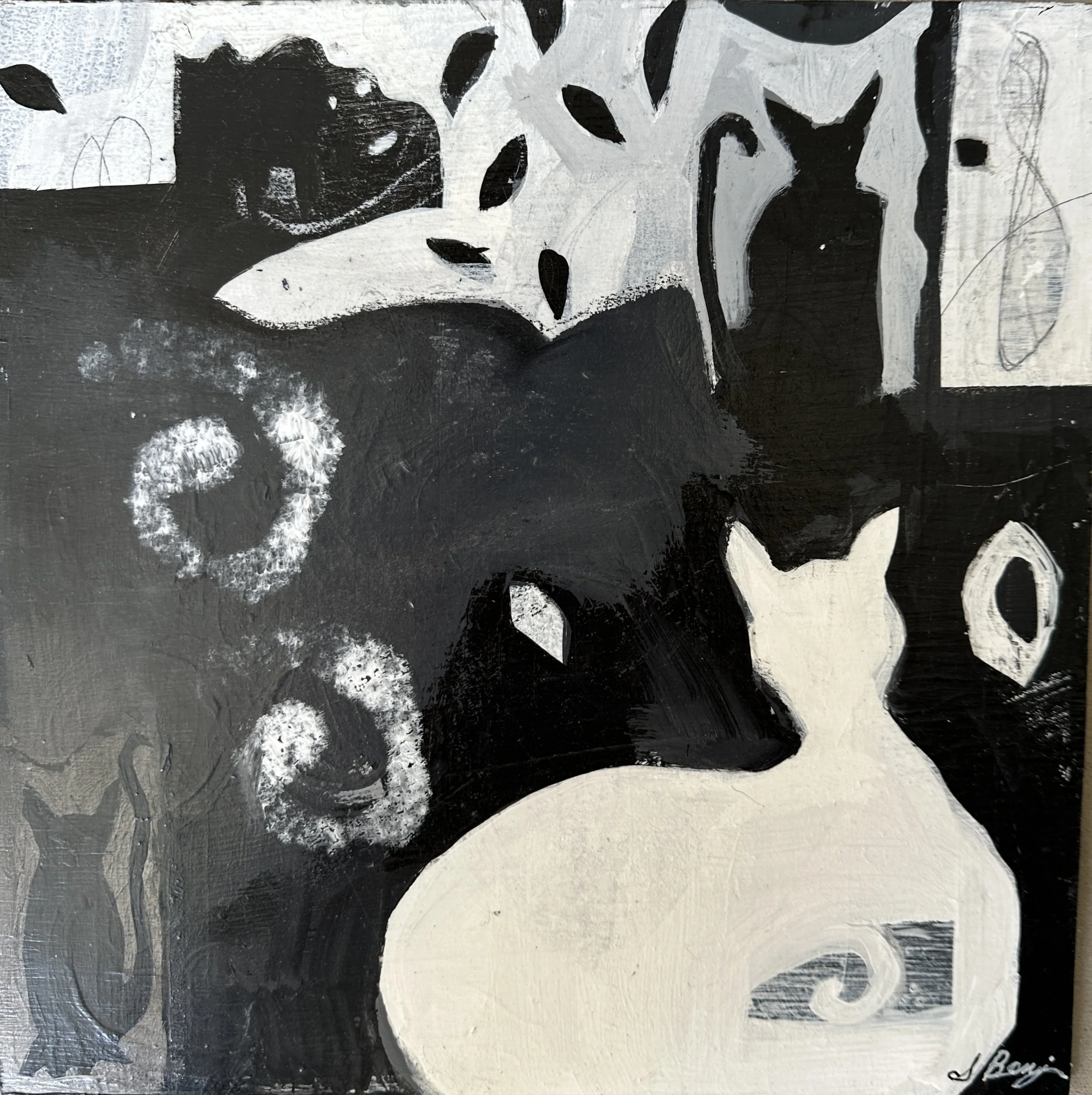 Night Watch | 12x12 | Wood Panel