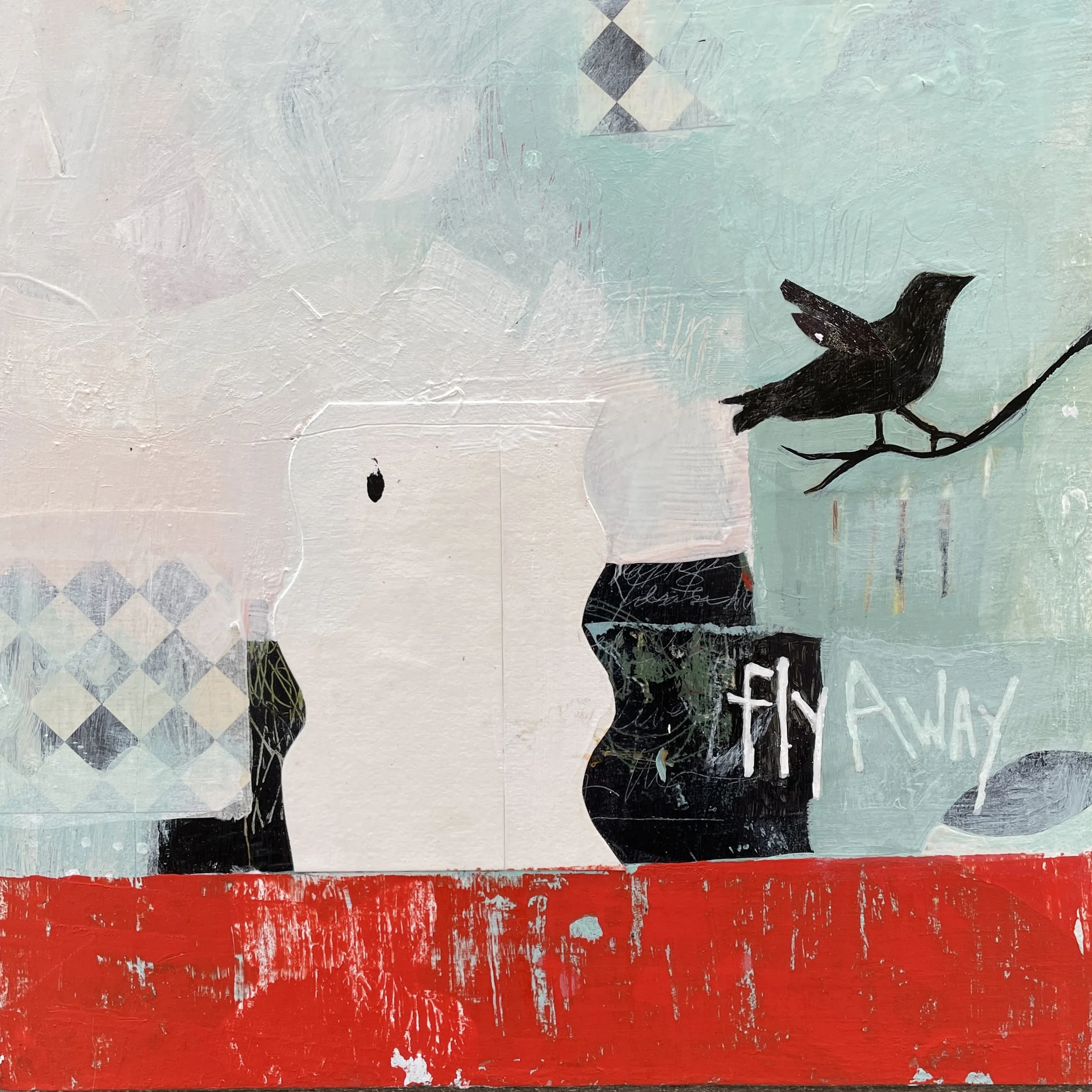 Fly Away | 12x12 | Cradled Wood Panel