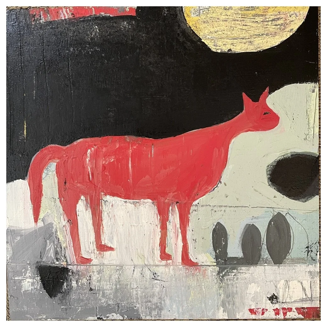 Lost in the Moonlight | 12x12 | Cradled Wood Panel