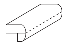 Pencil edge, countertop edge detail