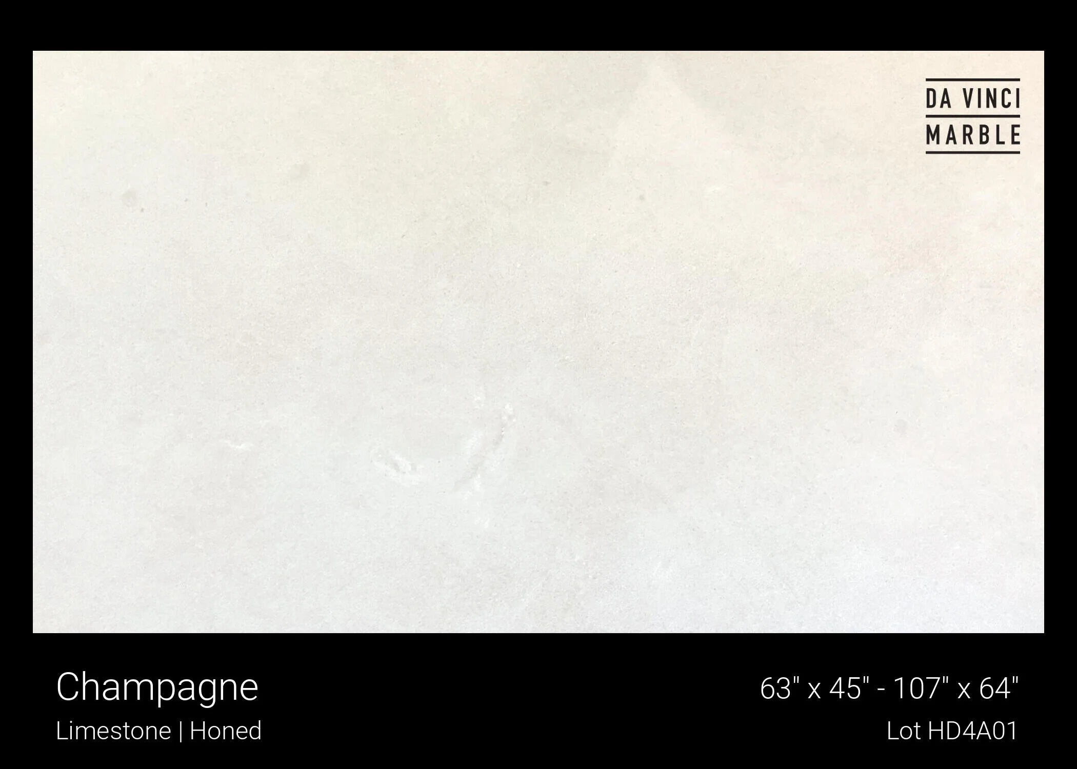 Champagne limestone slab from Da Vinci Marble