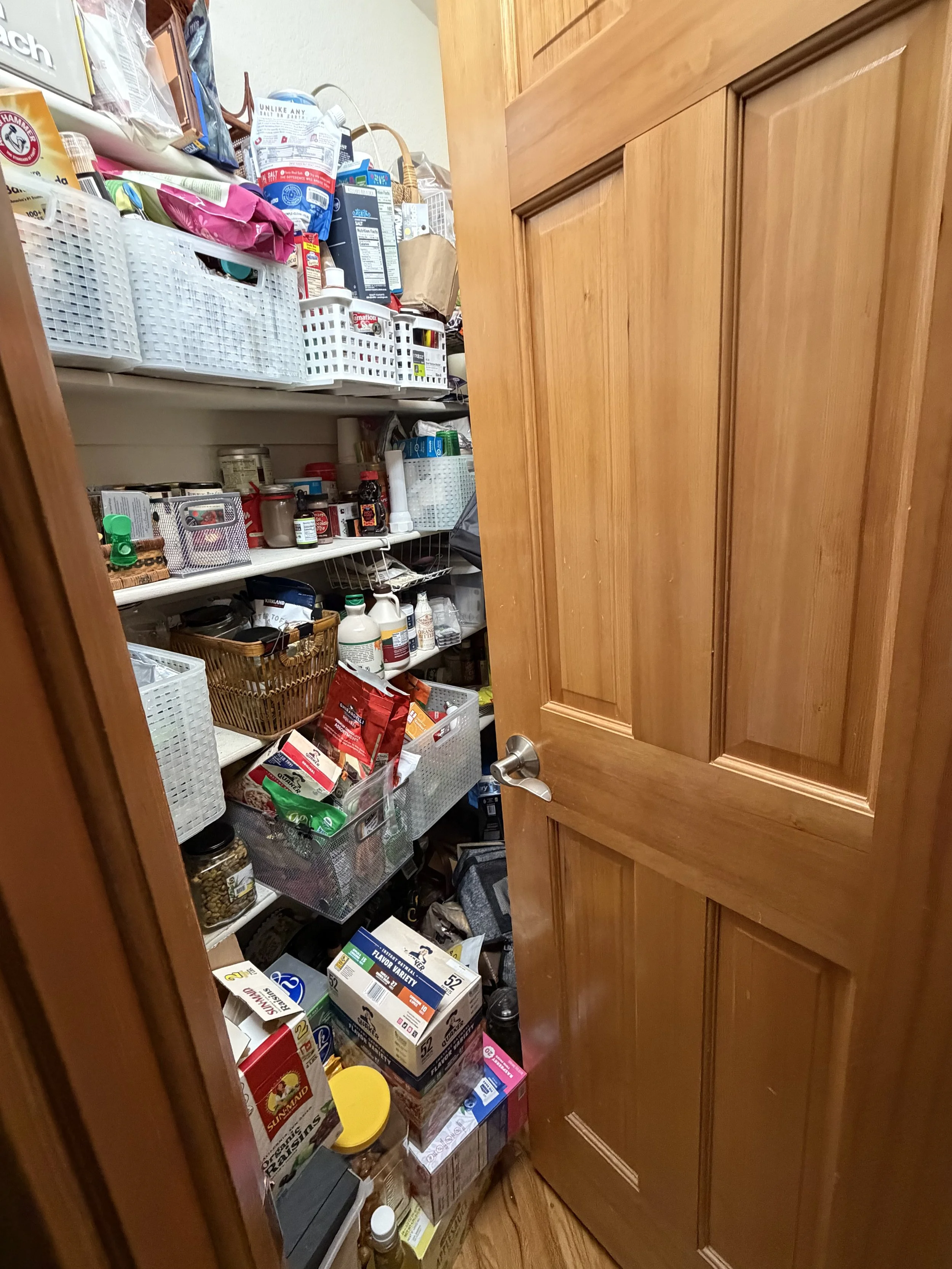BEFORE…The door wouldn't even open.