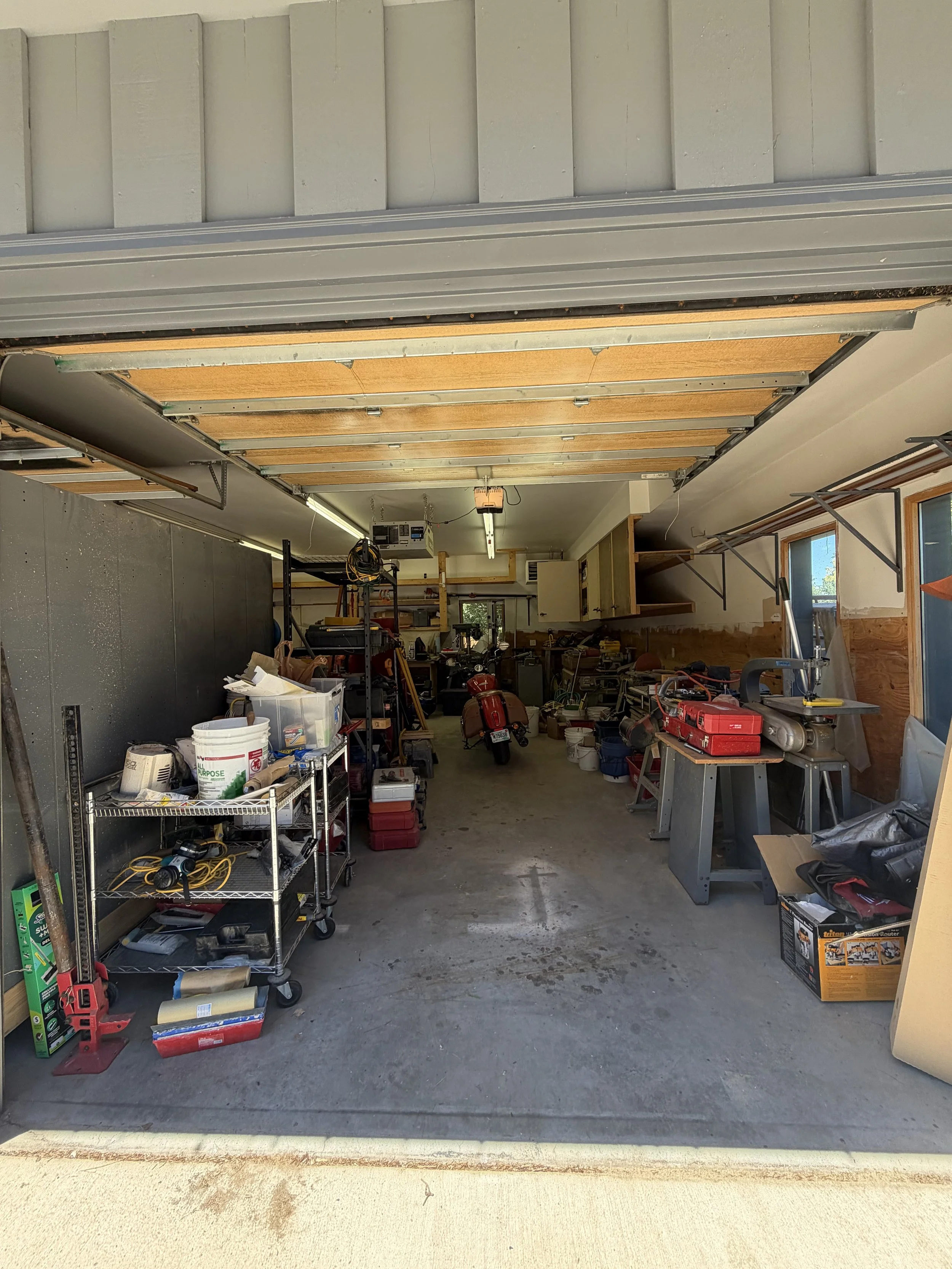 AFTER…Tools have been cataloged and are ready for sale. Still room for improvement but client wasn't ready to get rid of everything yet. Not a problem - we can move in stages.