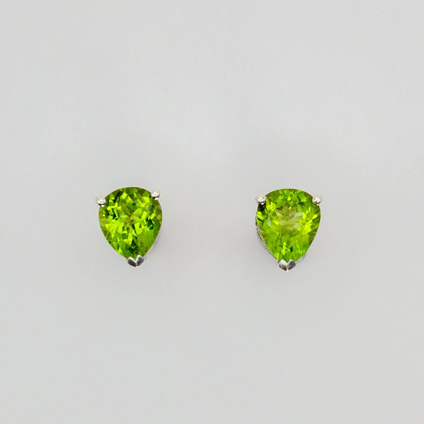 Peridot Stud Earrings