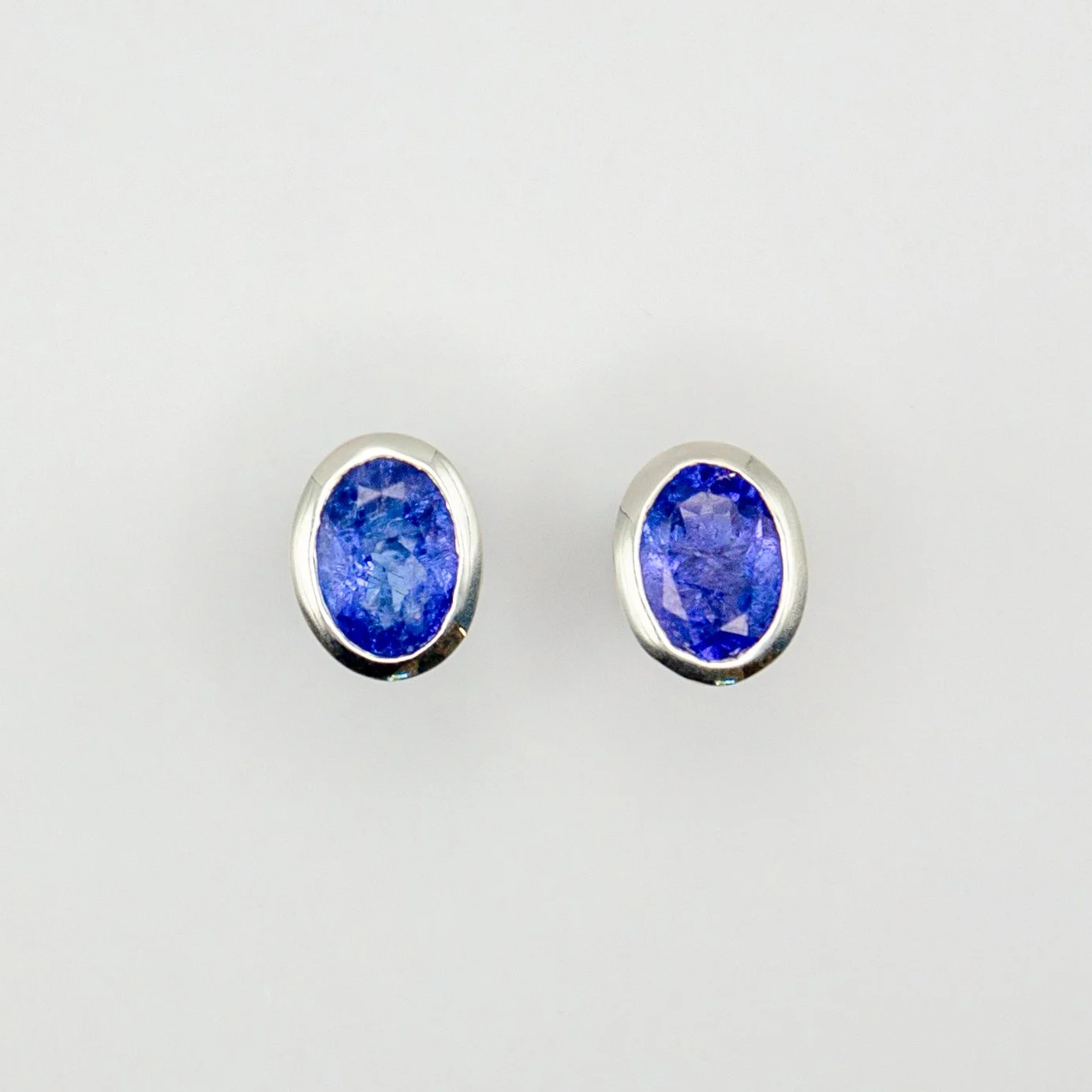 Tanzanite Stud Earrings