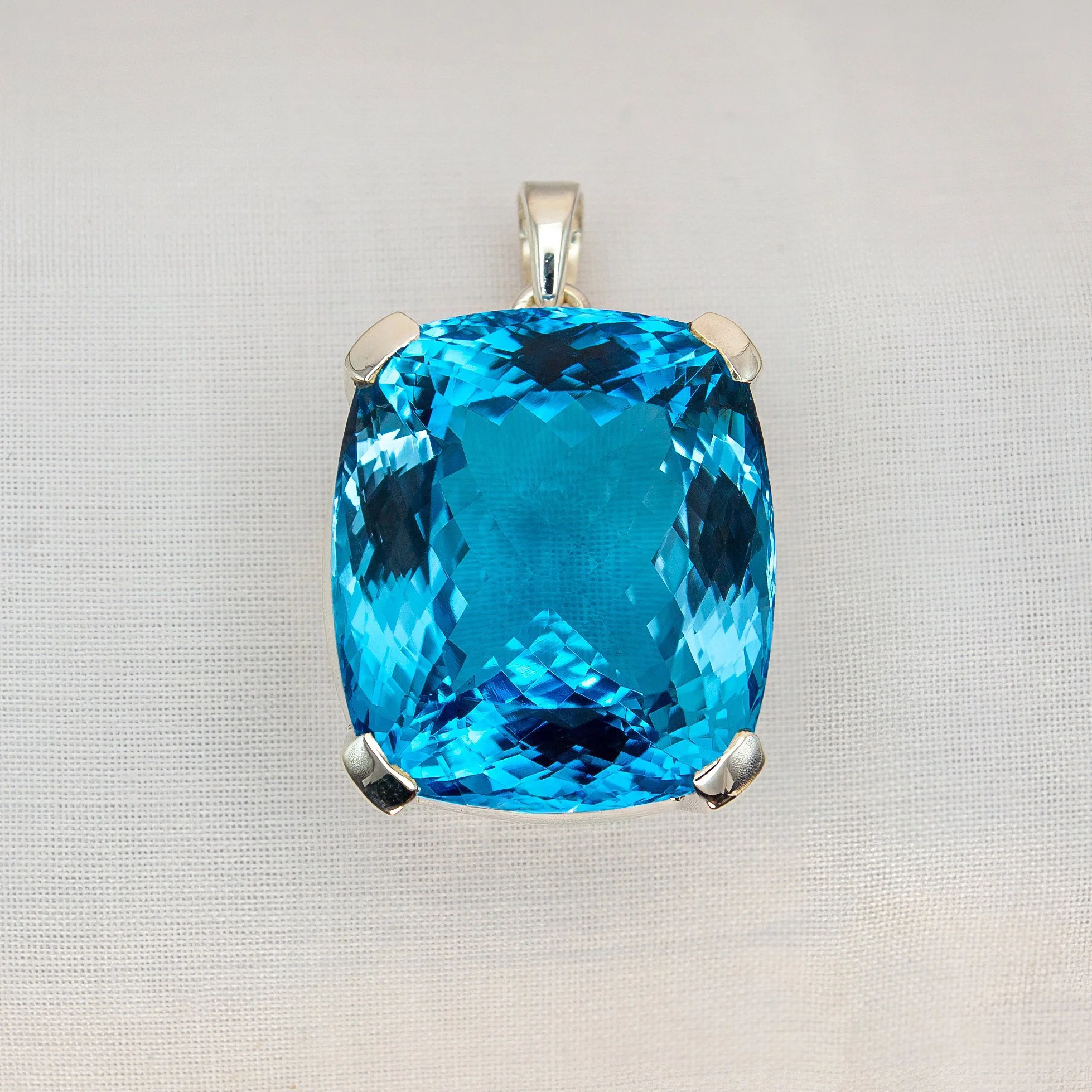 Blue Topaz Pendant
