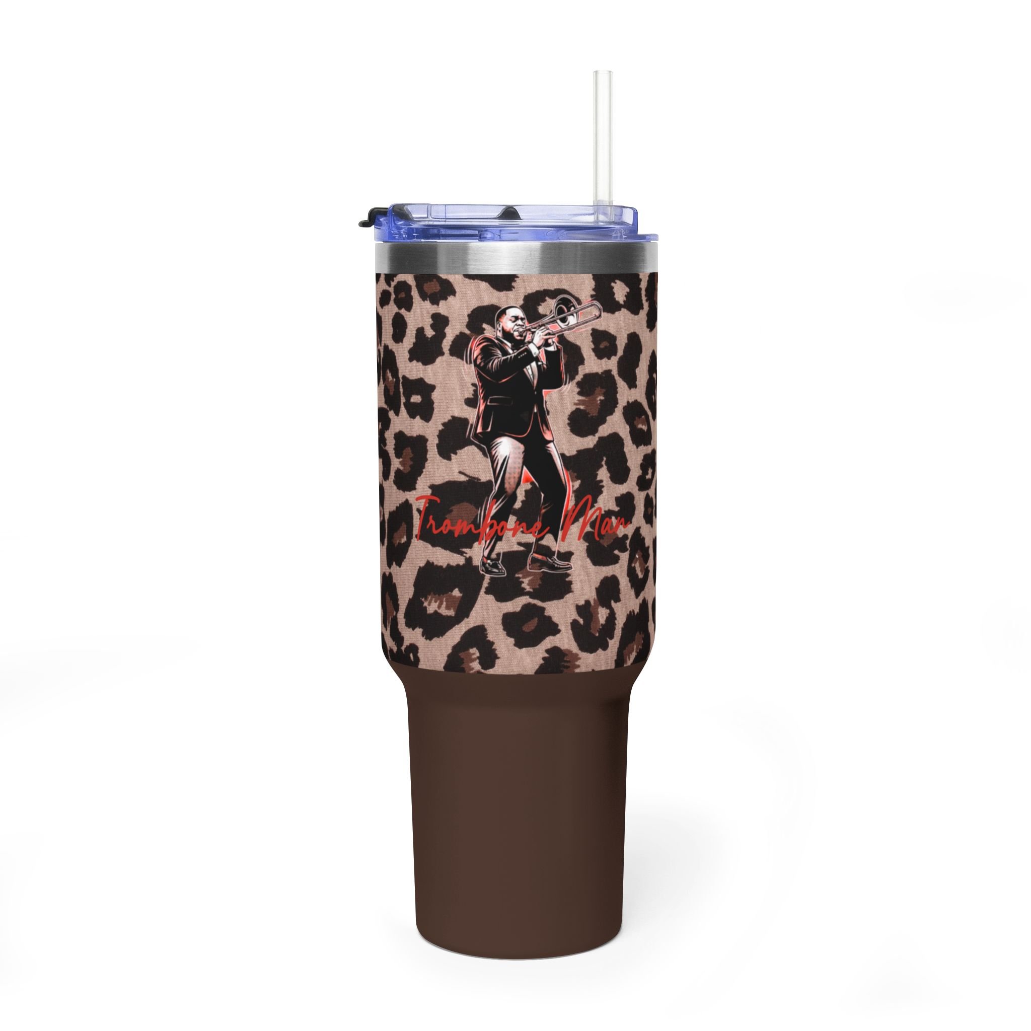 40oz Leopard Print Thermal Tumbler