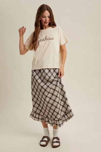 Yeehaw Stitched T-Shirt