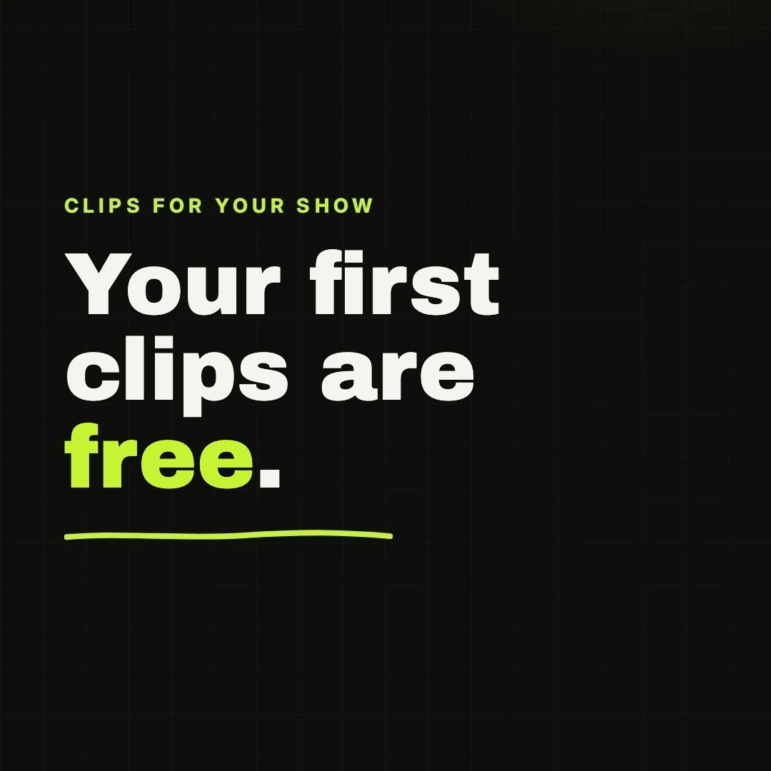 Instagram post: your first clips are free