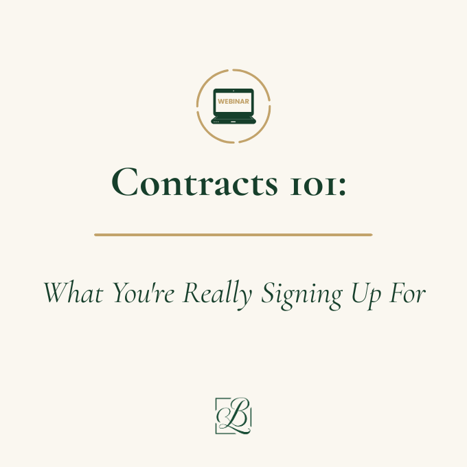 WEBINAR: Contracts 101
