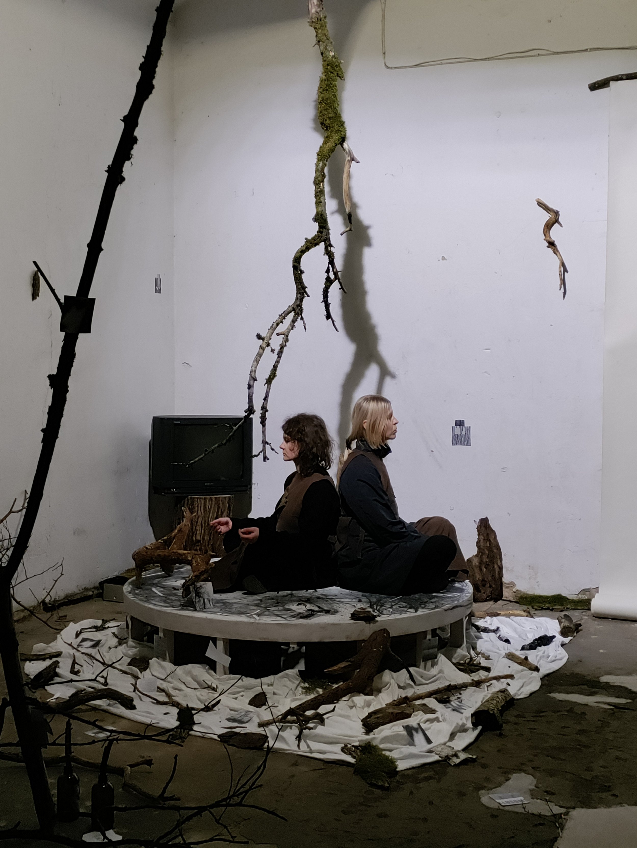 Diana Lelis (Instagram: @lelispoems) & Elīza Eikerte (Instagram: @elizaeikerte) — PPP – Present Perfect Process — Session-video performance-installation, 2026