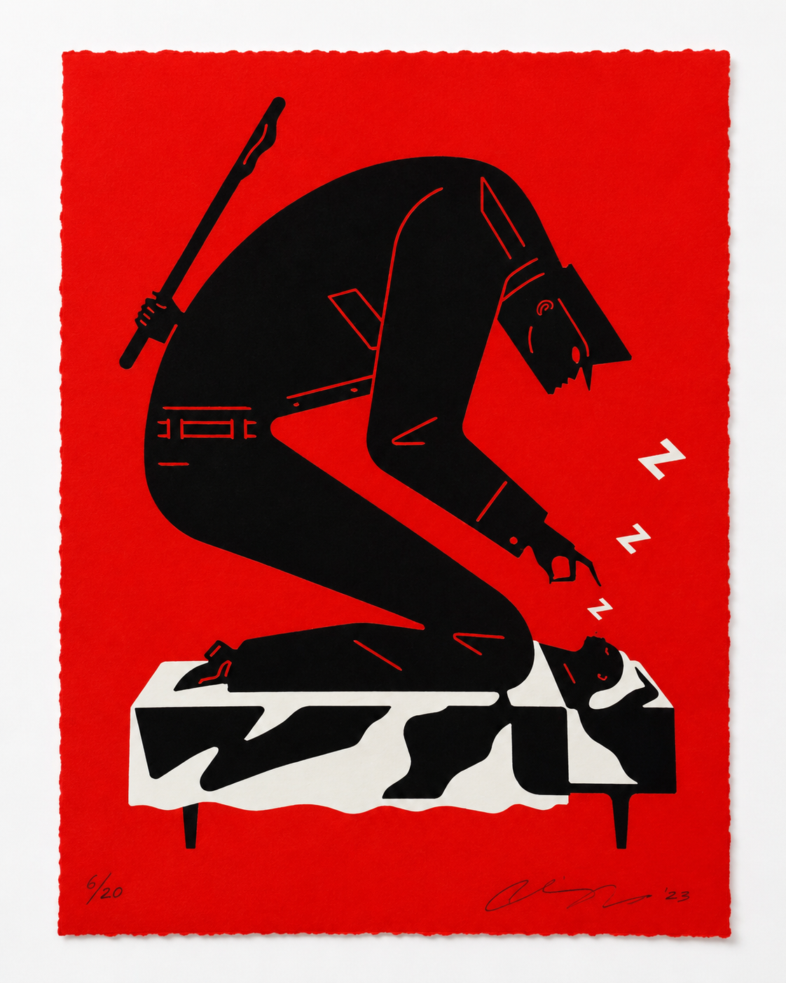 Cleon Peterson- The New American Dream (Red)
