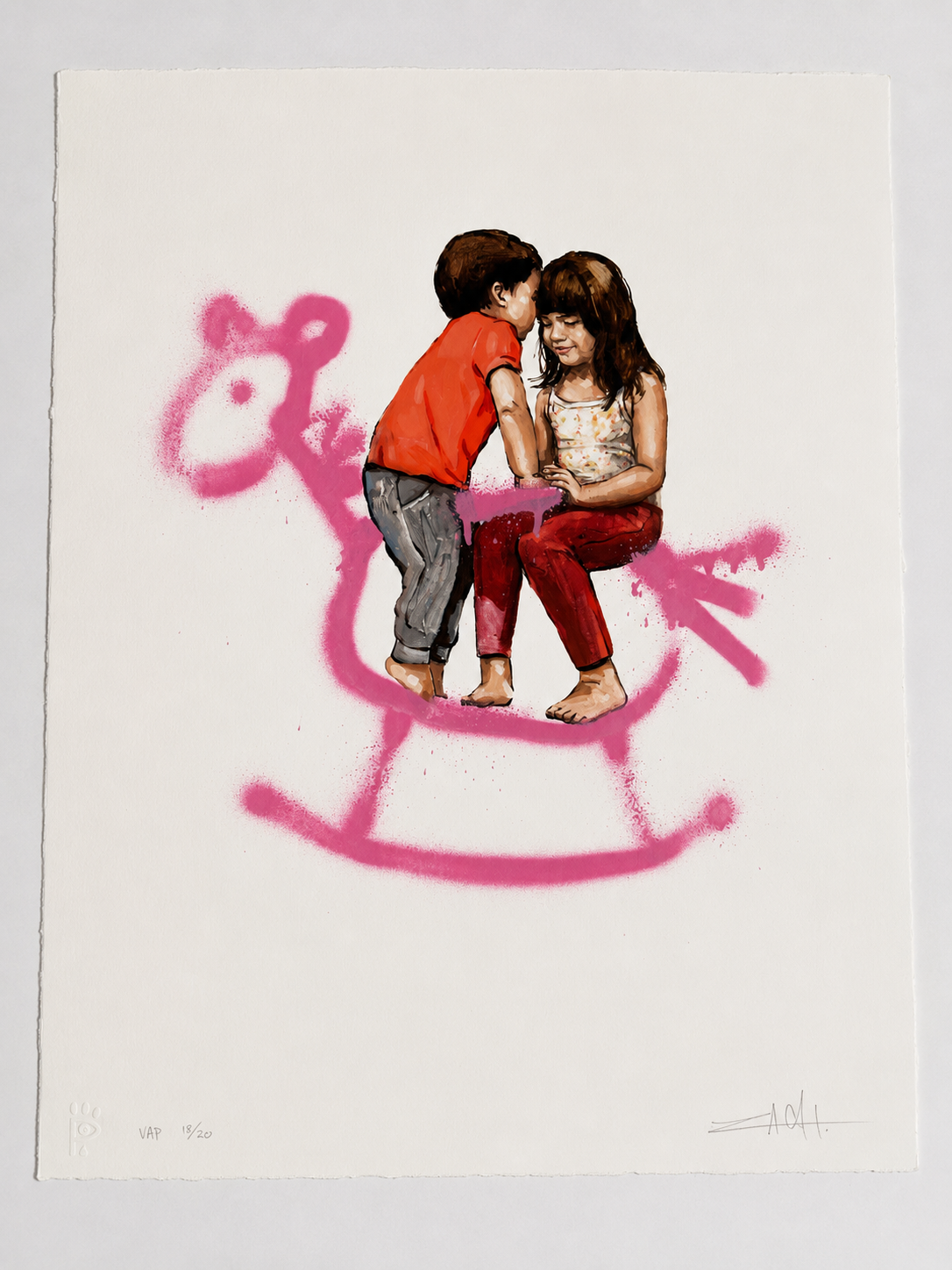Ernest Zacharevic- Horsing Around